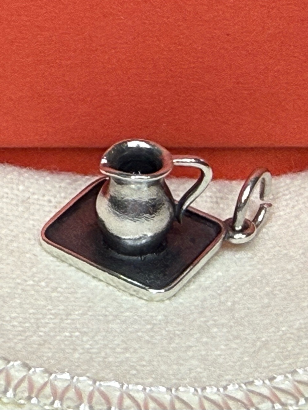 James Avery Pitcher and Tray Charm